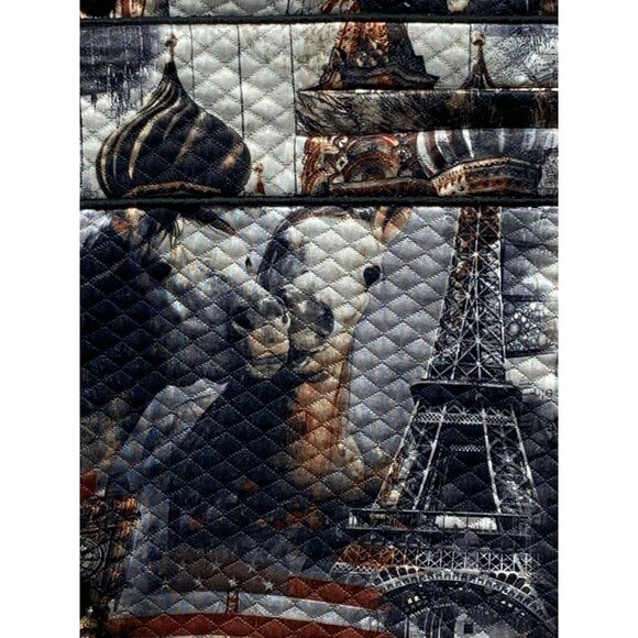 Barabas Men's XL New York All Over Print Waffle Jacket Blazer Paisley Interior - Picture 8 of 16